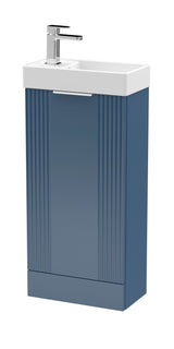 Nuie Deco Compact 400mm 1 Door Floor Standing Vanity Unit With Basin, photo 5