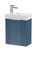 Nuie Deco Compact 400mm 1 Door Wall Hung Vanity Unit With Basin, photo 5