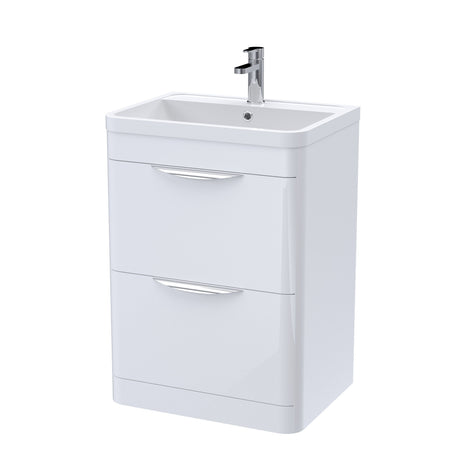Nuie Parade 2 Drawer Floor Standing Vanity Unit With Basin – 600mm & 800mm, photo 7