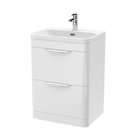 Nuie Parade 2 Drawer Floor Standing Vanity Unit With Basin – 600mm & 800mm, photo 2