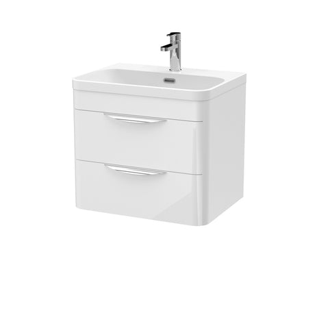 Nuie Parade 2 Drawer Wall Hung Vanity Unit With Basin – 600mm & 800mm, photo 2