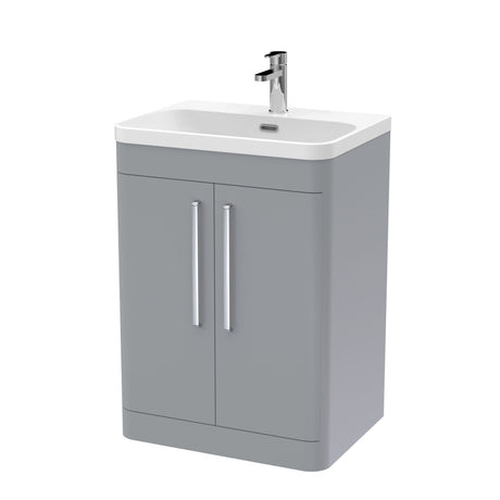 Nuie Parade 600mm 2 Door Floor Standing Vanity Unit With Basin, photo 4
