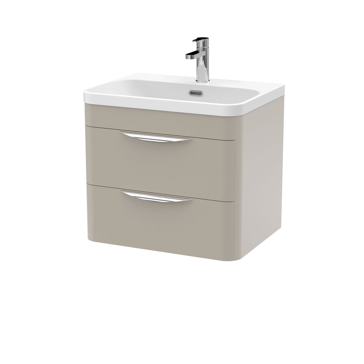 Nuie Parade 2 Drawer Wall Hung Vanity Unit With Basin – 600mm & 800mm, photo 5
