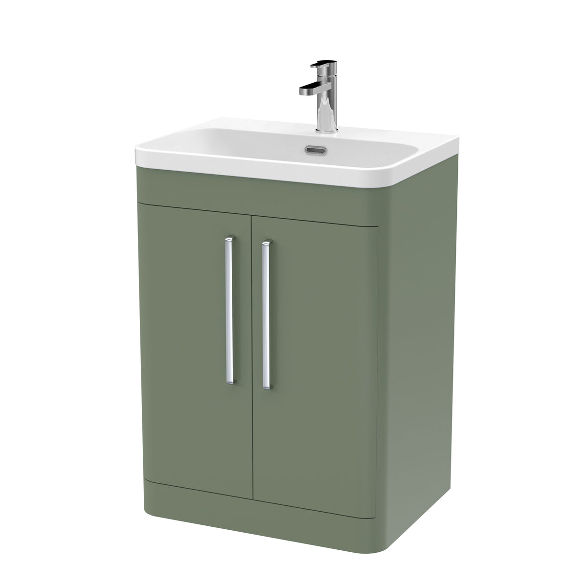 Nuie Parade 600mm 2 Door Floor Standing Vanity Unit With Basin, photo 6