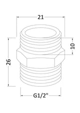 Nuie Wastes & Extras Flow Regulator – Brass, photo 2