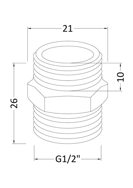 Nuie Wastes & Extras Flow Regulator – Brass, photo 2