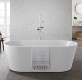 Kartell K-VIT Coast 1600 x 750mm Freestanding Bath - White Gloss (FSB1600CO)