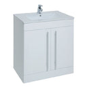 Kartell K-VIT Purity 800mm Floor Standing 2 Door Unit with Ceramic Basin (FUR040PU)