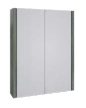 Kartell K-VIT Purity 500mm Mirror Cabinet - Storm Grey Gloss (FUR118PU)