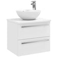 Kartell K-VIT Purity 430mm Round Sit-On Bowl - White