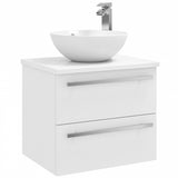 Kartell K-VIT Purity 430mm Round Sit-On Bowl - White