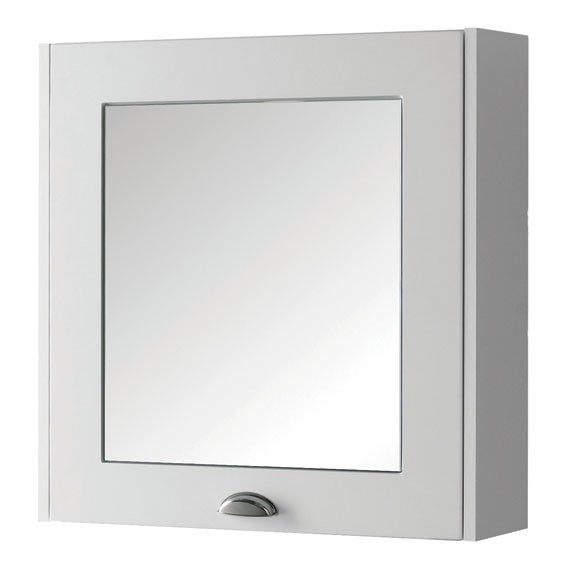 Kartell K-VIT Astley 600mm Mirror Cabinet - Matt White