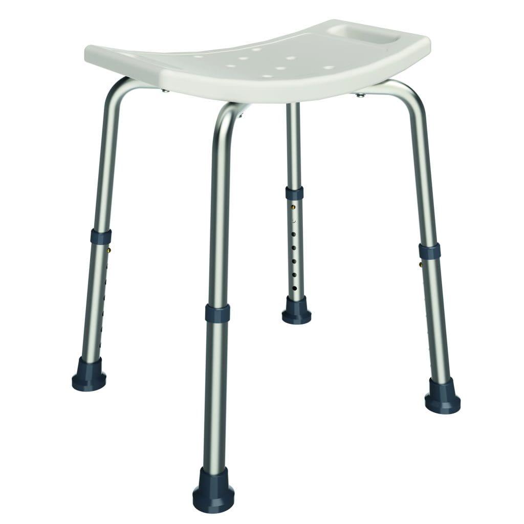AKW Freestanding Shower Stool – Stool or Seat with Back Rest, photo 3