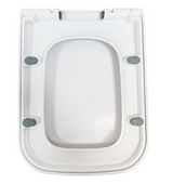 Kartell K-VIT Genoa Square UF Soft Close Seat- White Gloss (GEN005SQ)