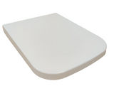 Kartell K-VIT Genoa Square UF Soft Close Seat- White Gloss (GEN005SQ)