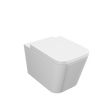 Kartell K-VIT Genoa Square wall hung toilet pan in white gloss - GEN007SQ