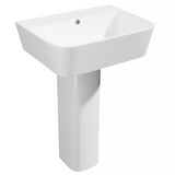 Kartell K-VIT Genoa Square Full Pedestal-White Gloss (GEN010SQ)