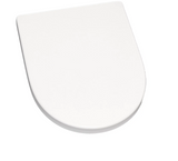 Kartell K-VIT Genoa Round Rimless Back To Wall WC Pan- White Gloss (GEN026RO)