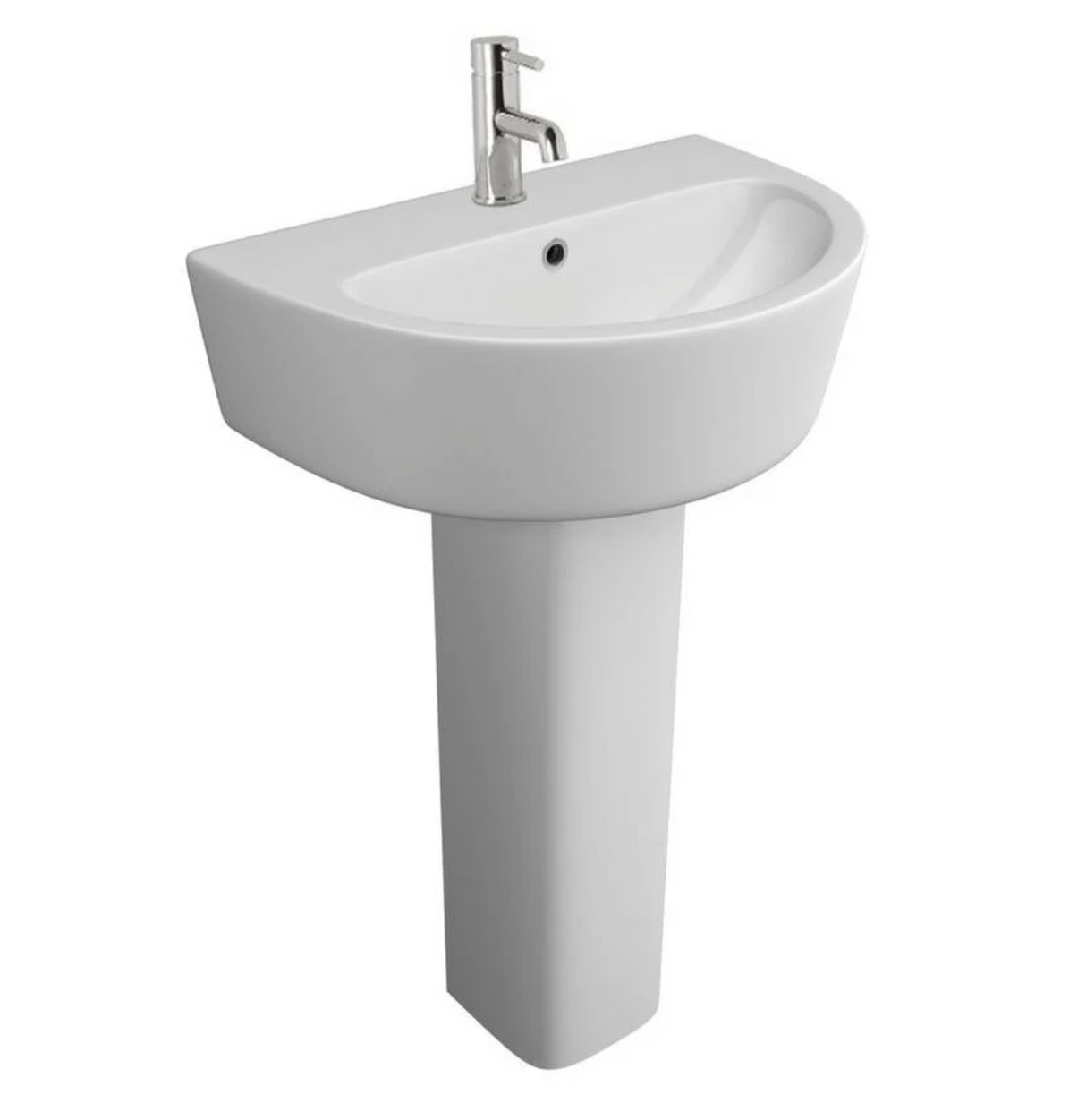 Kartell K-VIT Genoa Round Full Pedestal- White Gloss (GEN030RO)