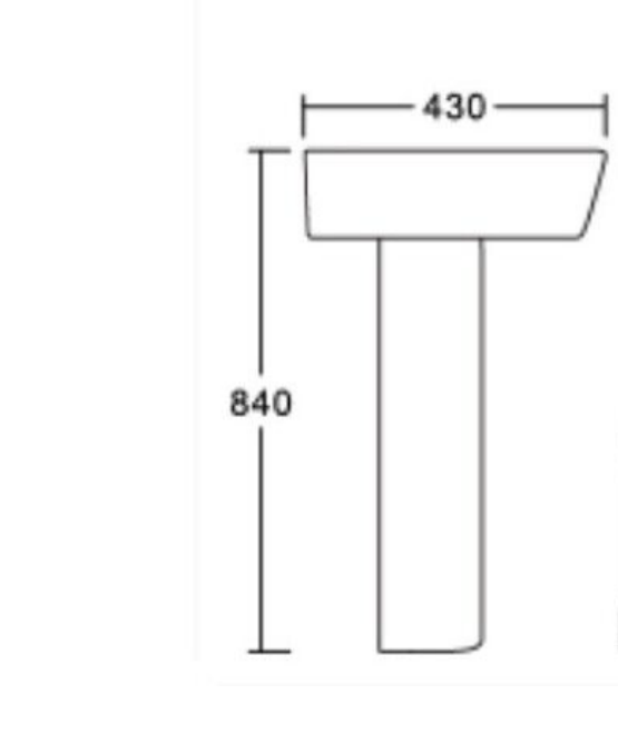 Kartell K-VIT Genoa Round Full Pedestal- White Gloss (GEN030RO)