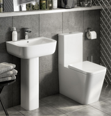 Kartell K-VIT Genoa Square Close Coupled Cistern- White Gloss (GEN004SQ)
