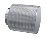 Nuie Round Satin Knurled Knob – Chrome, photo 2