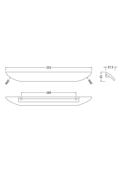 Nuie Finger Pull Handle – 160mm & 224mm, photo 3