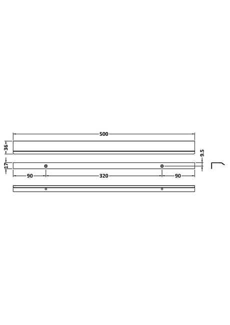 Nuie Finger Pull Handle – 150mm, 300mm & 500mm, photo 9