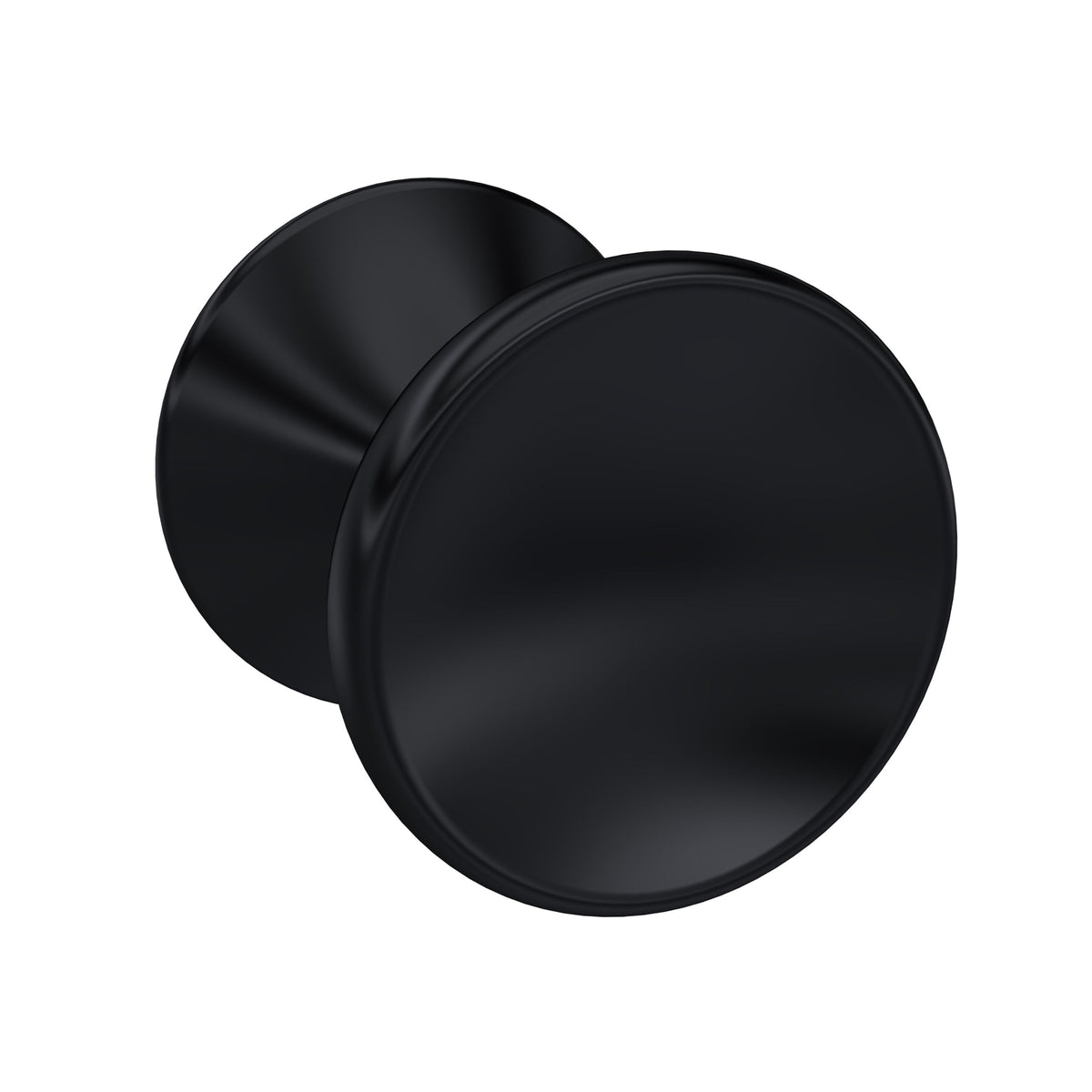 Nuie Round Knob – Black or Brushed Brass