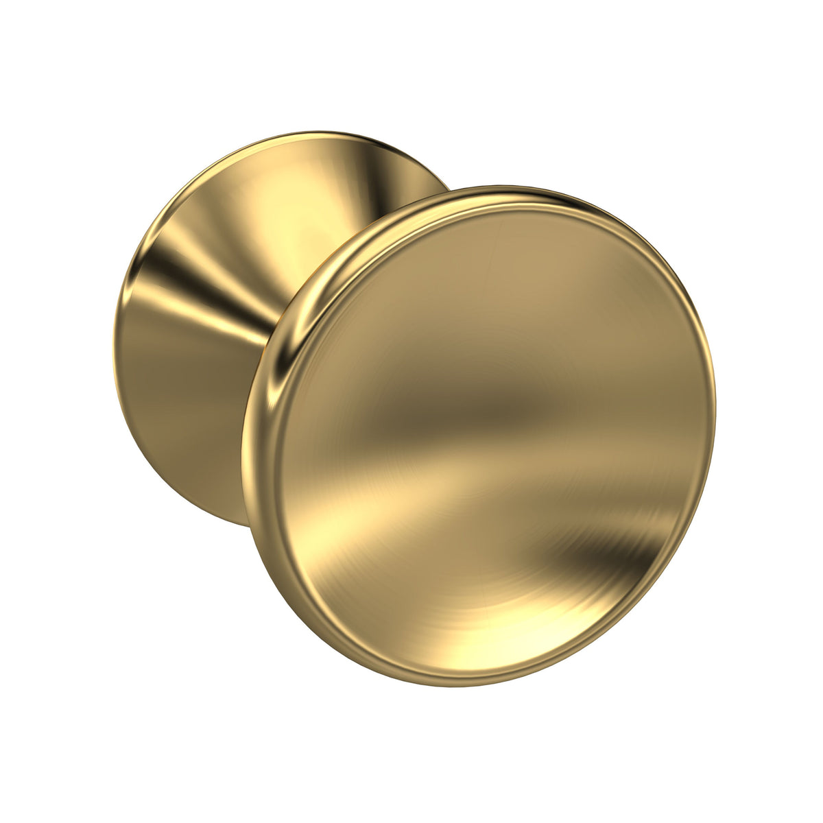 Nuie Round Knob – Black or Brushed Brass, photo 2