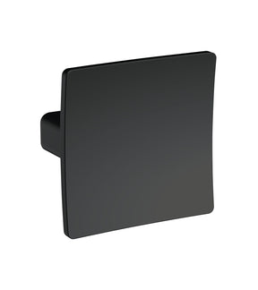 Nuie Square Square Dished Knob Handle – Matt Black, Brushed Pewter or Brushed Brass