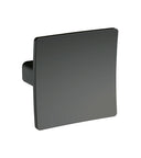 Nuie Square Square Dished Knob Handle – Matt Black, Brushed Pewter or Brushed Brass, photo 2