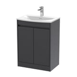 Nuie Havana 2 Door Floor Standing Vanity Unit With Basin – 500mm & 600mm, photo 11
