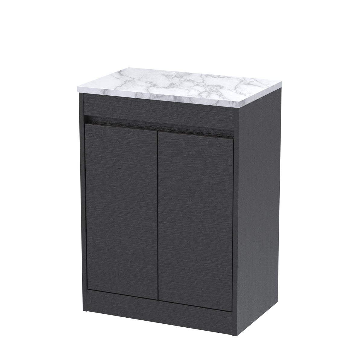 Nuie Havana 600mm 2 Door Floor Standing Vanity Unit With Worktop, photo 9