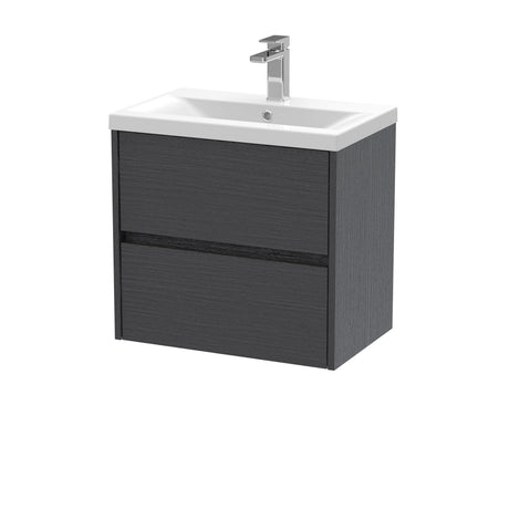 Nuie Havana 2 Drawer Wall Hung Vanity Unit With Basin – 500mm, 600mm & 800mm, photo 2