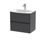 Nuie Havana 2 Drawer Wall Hung Vanity Unit With Basin – 500mm, 600mm & 800mm, photo 11