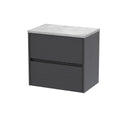 Nuie Havana 2 Drawer Wall Hung Vanity Unit With Worktop – 600mm & 800mm, photo 2