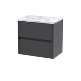Nuie Havana 2 Drawer Wall Hung Vanity Unit With Worktop – 600mm & 800mm, photo 9