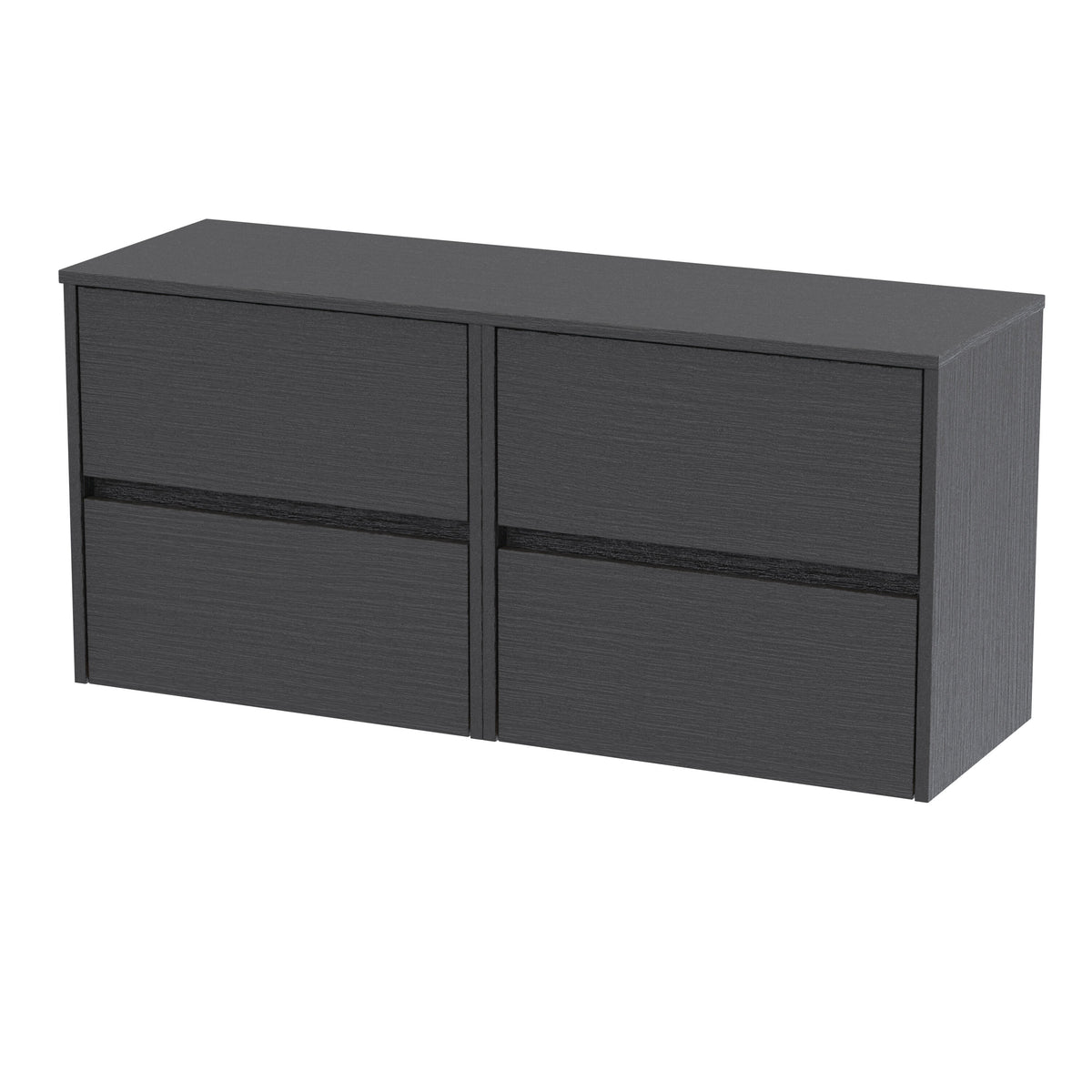 Nuie Havana 1200mm 4 Drawer Wall Hung Vanity Unit With Worktop, photo 10