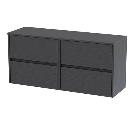 Nuie Havana 1200mm 4 Drawer Wall Hung Vanity Unit With Worktop, photo 10