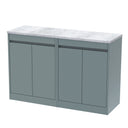 Nuie Havana 1200mm 4 Door Floor Standing Vanity Unit With Worktop, photo 2