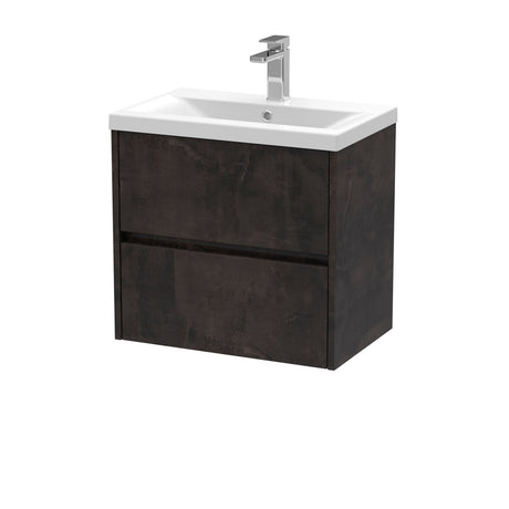 Nuie Havana 2 Drawer Wall Hung Vanity Unit With Basin – 500mm, 600mm & 800mm, photo 4