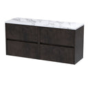 Nuie Havana 1200mm 4 Drawer Wall Hung Vanity Unit With Worktop, photo 4