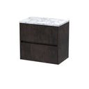 Nuie Havana 2 Drawer Wall Hung Vanity Unit With Worktop – 600mm & 800mm, photo 4