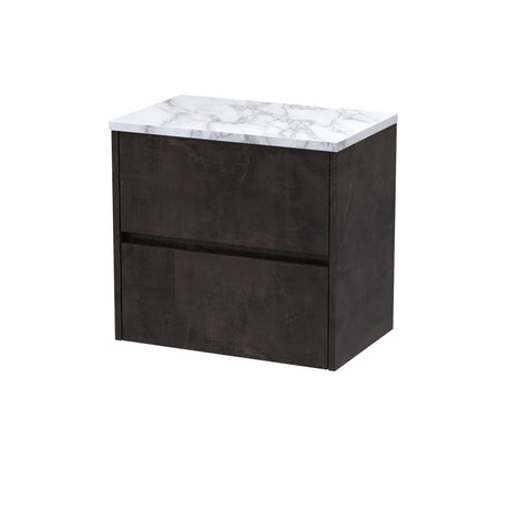 Nuie Havana 2 Drawer Wall Hung Vanity Unit With Worktop – 600mm & 800mm, photo 4