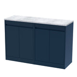 Nuie Havana 1200mm 4 Door Floor Standing Vanity Unit With Worktop, photo 4