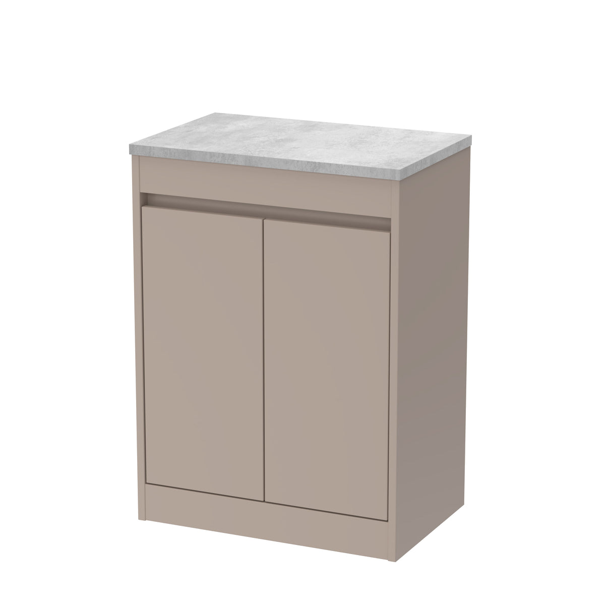 Nuie Havana 600mm 2 Door Floor Standing Vanity Unit With Worktop, photo 6