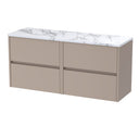 Nuie Havana 1200mm 4 Drawer Wall Hung Vanity Unit With Worktop, photo 6