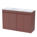 Nuie Havana 1200mm 4 Door Floor Standing Vanity Unit With Worktop, photo 6