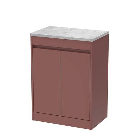 Nuie Havana 600mm 2 Door Floor Standing Vanity Unit With Worktop, photo 7